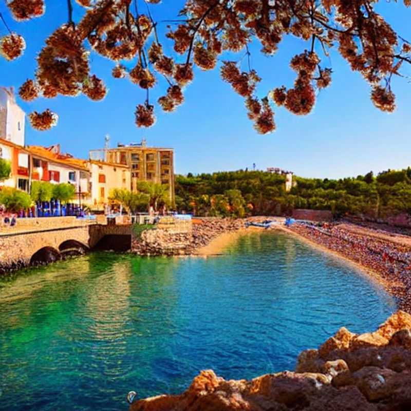 Tarragone, Espagne, baignée de soleil printanier.