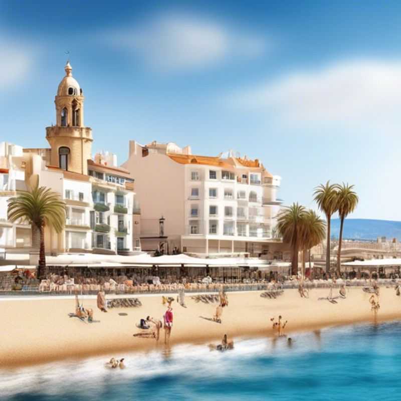 Uncover the Charm of Sitges&#58; Explore the Captivating Church of Sant Bartomeu and Santa Tecla in Spring