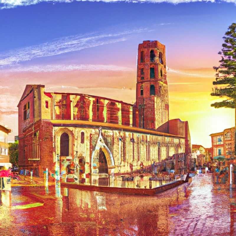 Discover the Enchanting Winter Wonderland of Le Campo Santo in Perpignan, France