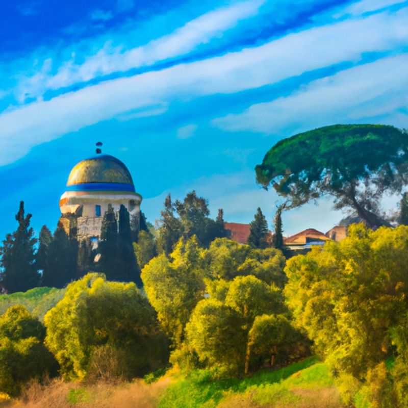 Unveiling the Enchanting Beauty of the Bahai Gardens and Golden Dome in Wintery Haifa, Israel