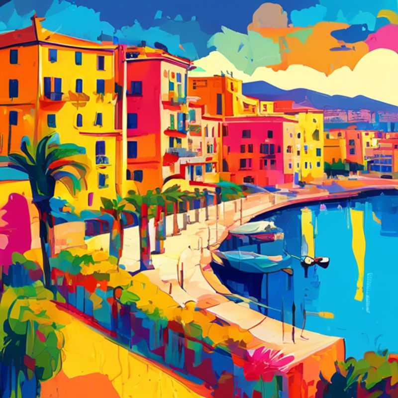 Vue pittoresque de Cagliari, Sardaigne, illustrant le coût de la vie touristique.