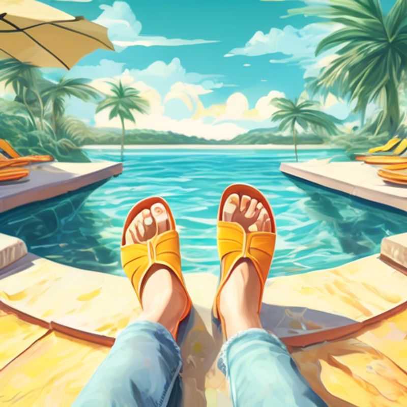 Un par de sandalias o zapatos de agua para deportes acuáticos, mostrando sus características y diseño.