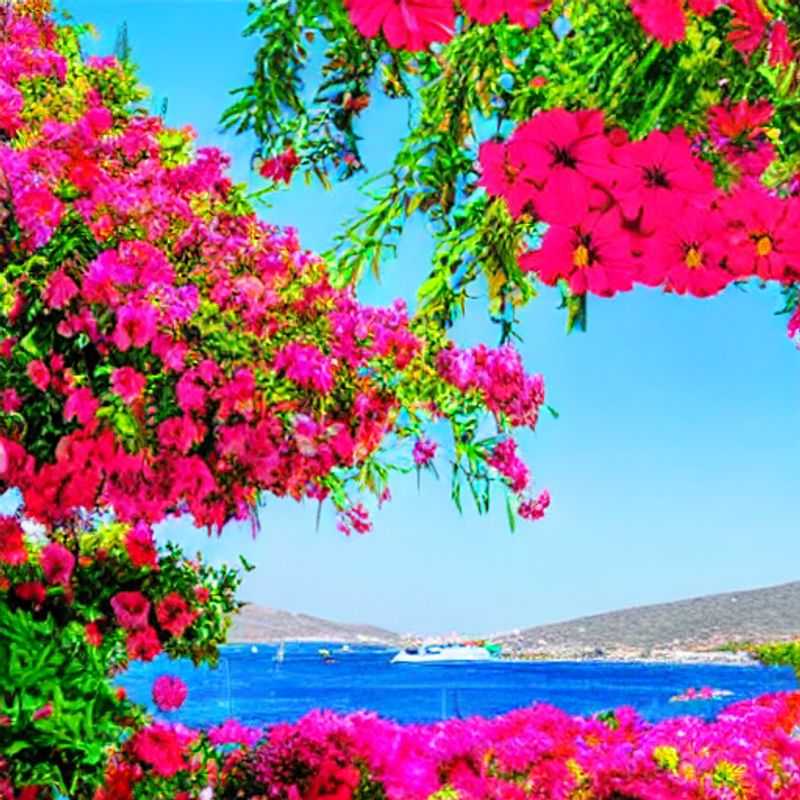 Bodrum au printemps : soleil, mer turquoise et détente.