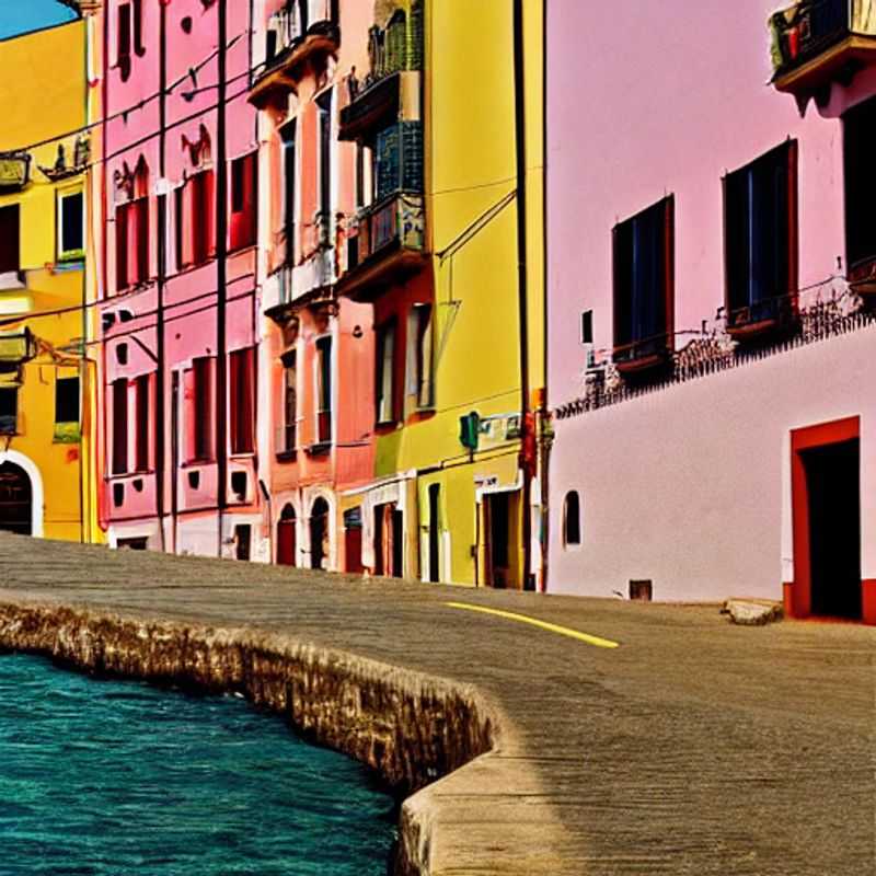 Livourne, Italie, au printemps : ciel bleu, architecture colorée et ambiance paisible.