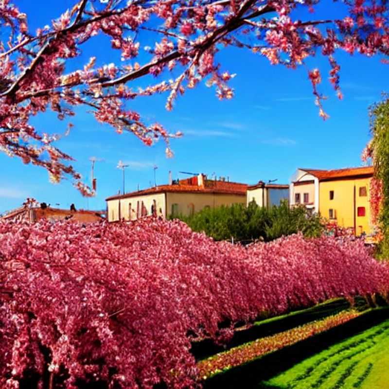 Perpignan ensoleillée au printemps: une vue de la ville catalane baignée de lumière.