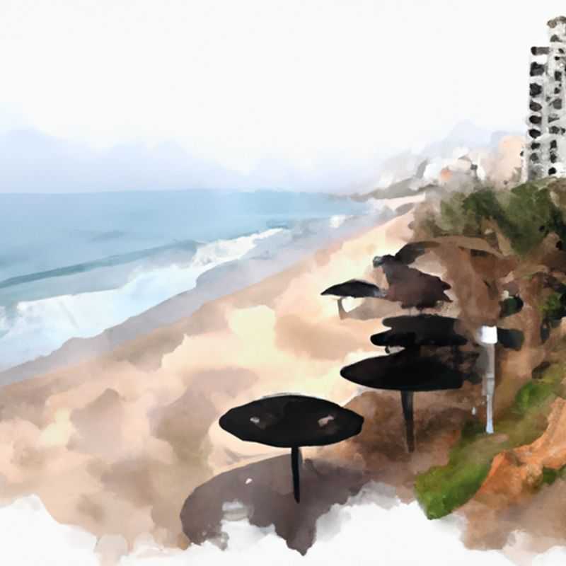 Surfing the Azure Waves of Bat Galim Beach, Haifa: A Summer's Delight