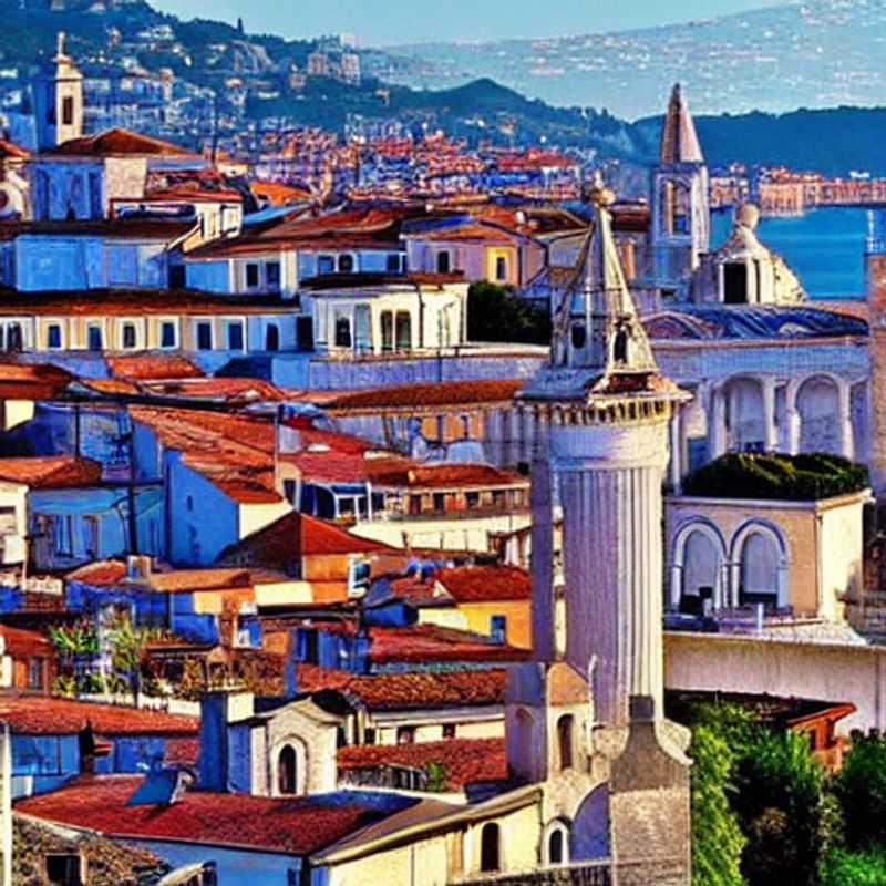 Ancône, Italie, baignée de soleil printanier : une vue idéale pour un séjour de printemps.