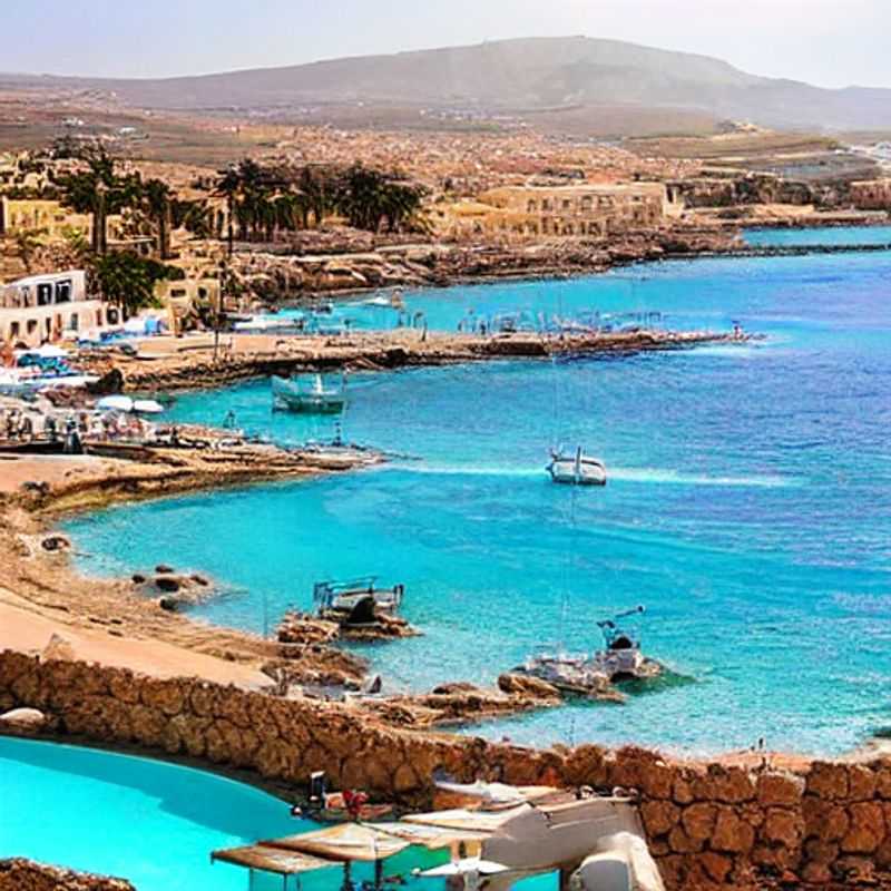 Paphos, Chipre, na primavera: Sol brilhante, águas azuis cristalinas e paisagens deslumbrantes. Um cenário perfeito para férias inesquecíveis.