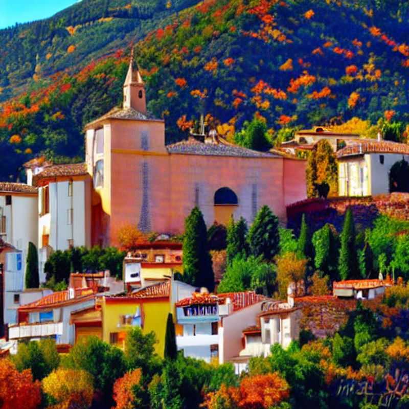 Andratx, Espagne: un paysage printanier idyllique, parfait pour des vacances de printemps.