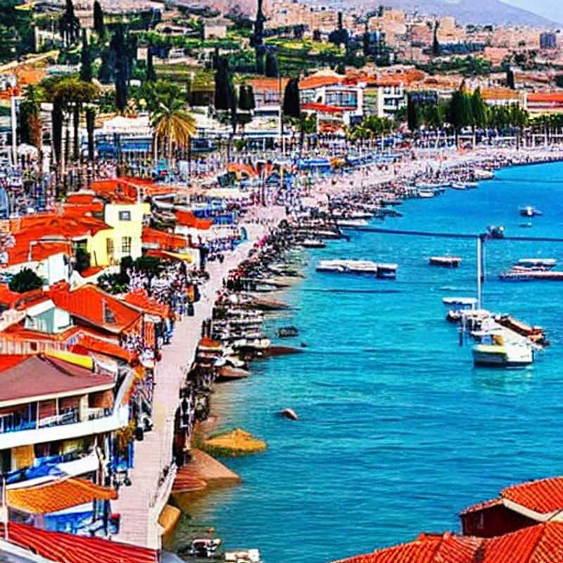 Vue printanière vibrante d'Izmir, en Turquie, capturant l'effervescence de la ville, parfaite pour une escapade pendant les vacances de printemps.
