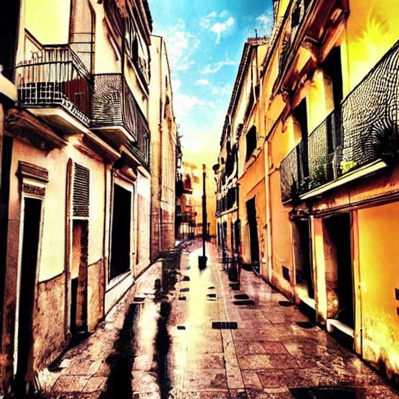Deux amies explorant le vibrant quartier de Castello à Cagliari, en Italie, sous le soleil printanier, une aventure inoubliable pendant les vacances de printemps!