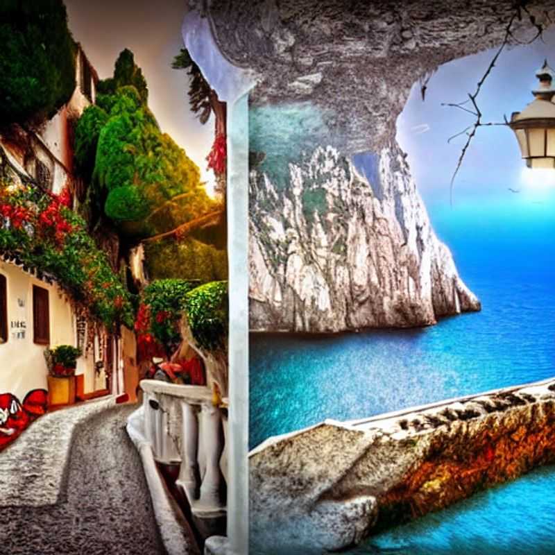 Basking in the Mediterranean sun: Discovering the breathtaking beauty of Capri, Italy, a perfect springtime escape for your spring break adventure! Imagine yourself there... turquoise waters and lemon groves await!