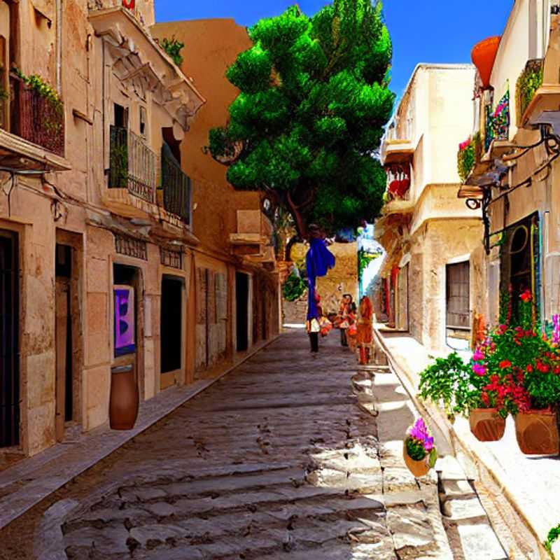 Le port pittoresque de La Canée, en Grèce, baigné par le soleil printanier, offrant un aperçu des activités et découvertes possibles lors d'une escapade printanière.