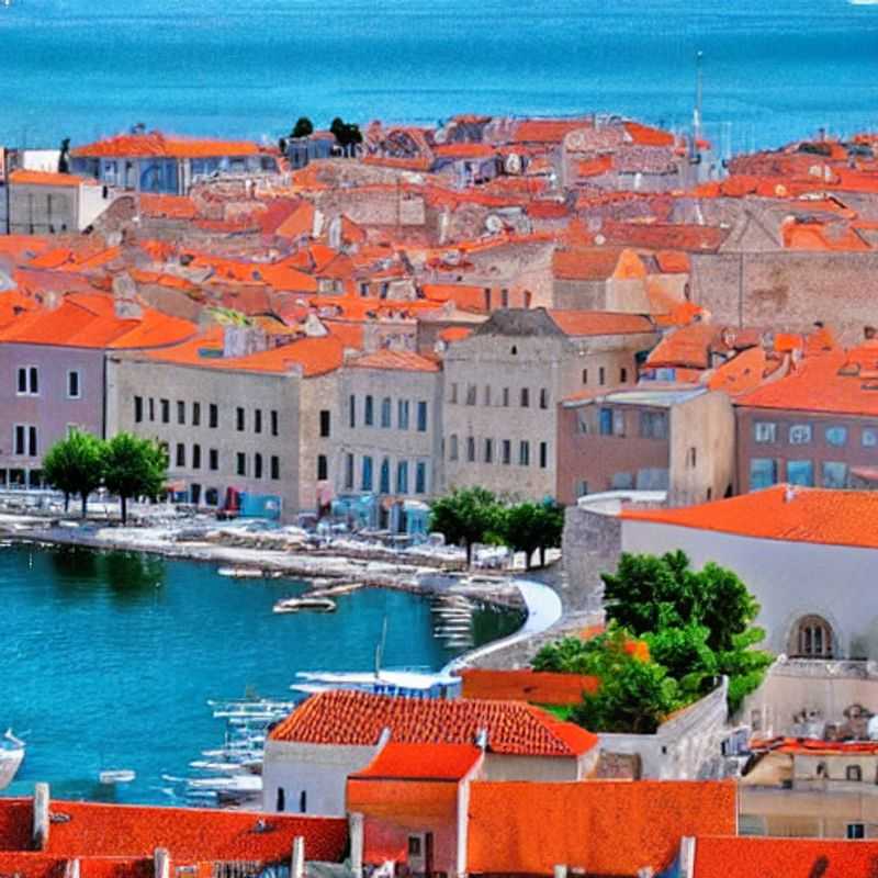 Sun-drenched Riva in Zadar, Croatia: Imagine yourself here, soaking up the Adriatic sun and listening to the Sea Organ's melodies – a perfect snapshot of your spring break adventure!
