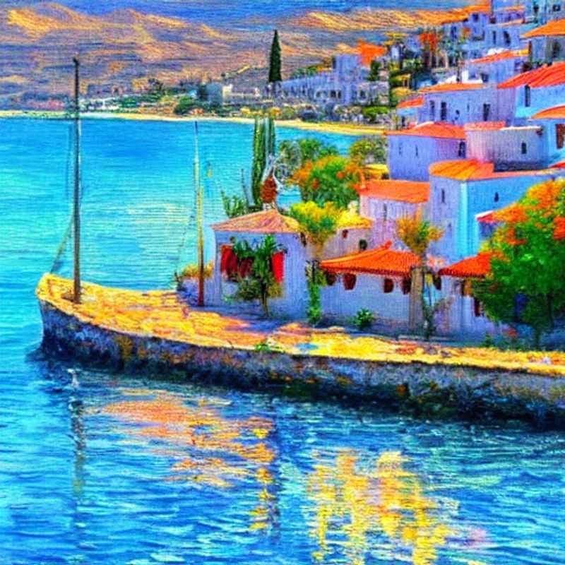 Deux amis explorant le port pittoresque de Kyrenia, Chypre du Nord, illuminé par les couleurs vives du printemps pendant leurs vacances.