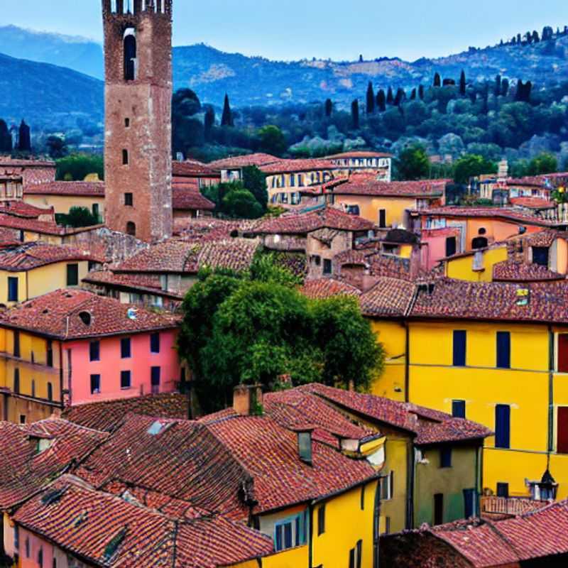 Des remparts verdoyants de Lucques, en Italie, capturés au printemps : imaginez-vous déambulant à vélo, bercés par la douceur du climat, pendant vos vacances de Pâques !