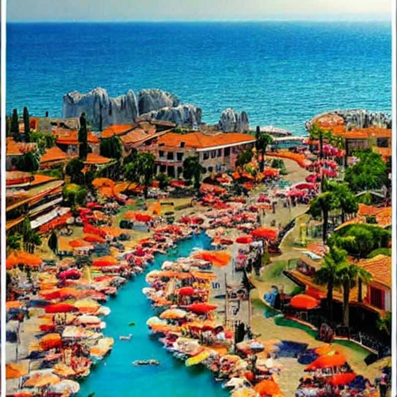 Sun-drenched Antalya coast: turquoise waters meet ancient ruins, offering a perfect blend of relaxation and history on your spring break adventure in Turkey.