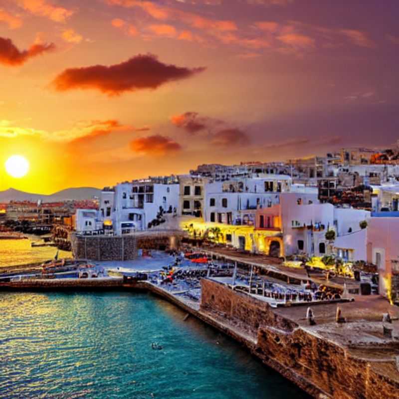 Deux couples profitant de la beauté printanière de Heraklion, Grèce, lors de leur escapade de printemps de 4 jours.