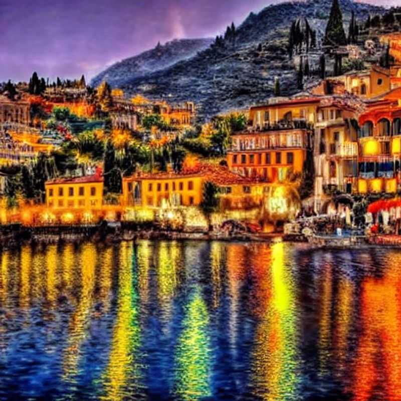 Vue imprenable sur la mer turquoise depuis Taormina, Italie, l'endroit idéal pour profiter des vacances de printemps !