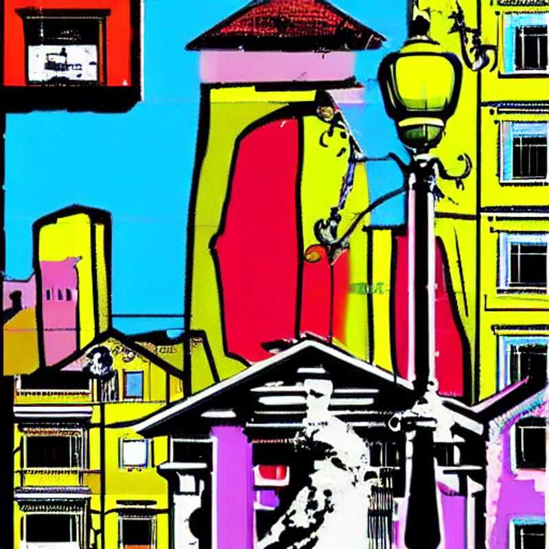 Vue printanière charmante de Bari Vecchia, Italie, avec ses ruelles animées et ensoleillées, une invitation irrésistible à la découverte pendant les vacances de printemps.