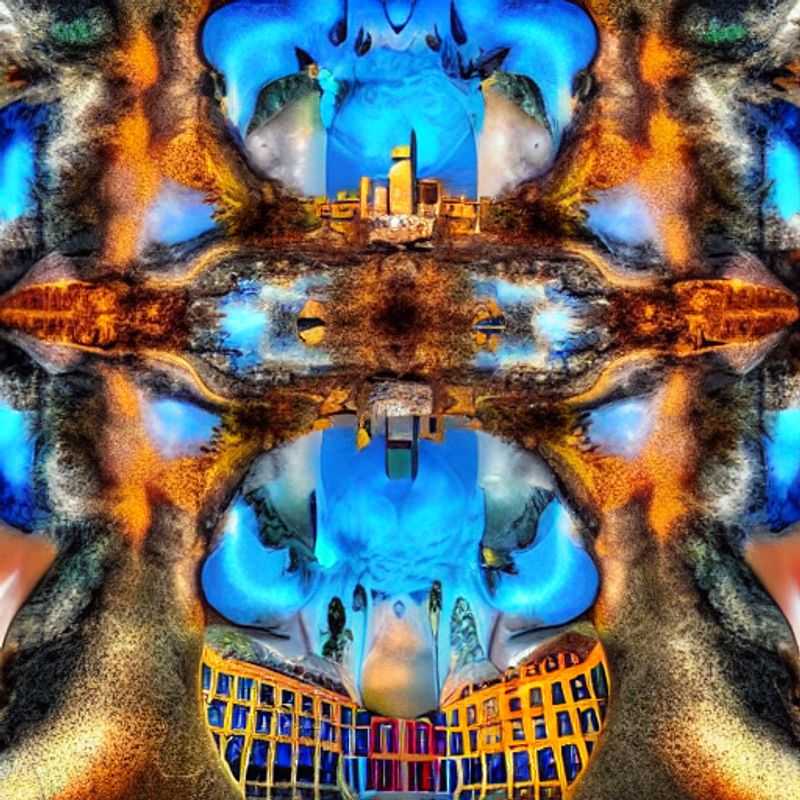 Blooming Baháʼí Gardens cascading down Mount Carmel, a vibrant burst of color and tranquility under the Haifa spring sun - perfect for a spring break exploration!