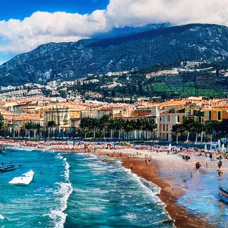Sun-drenched Promenade des Anglais in Nice, France, beckons with vibrant spring break energy - turquoise waters, blooming flowers, and endless possibilities await!