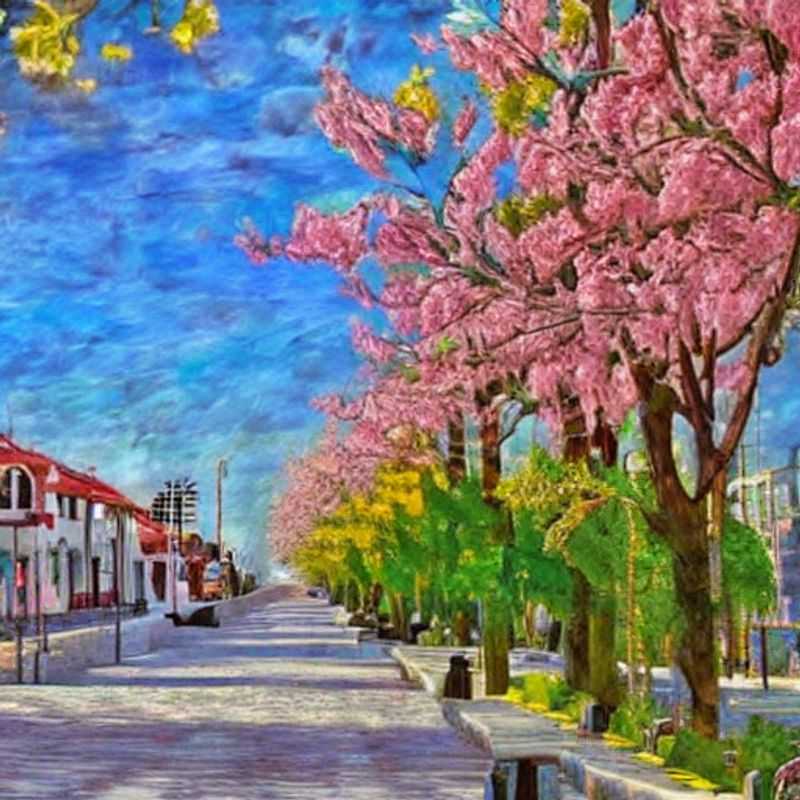 Le soleil printanier baigne la jetée de Bourgas, Bulgarie, un lieu de promenade idéal pour profiter de la brise marine et des couleurs renaissantes de la ville pendant les vacances de printemps.