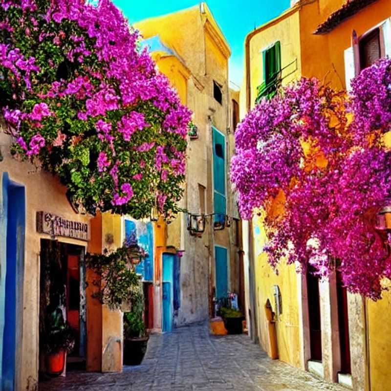Spring break bliss: A vibrant view of Trapani, Italy's sun-kissed harbor shimmering under the Mediterranean sun, promising unforgettable adventures.