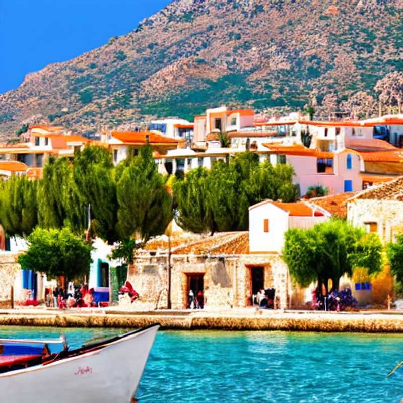 Deux couples appréciant la vue pittoresque de Nafplio, Grèce, lors de leur escapade de printemps de 4 jours.