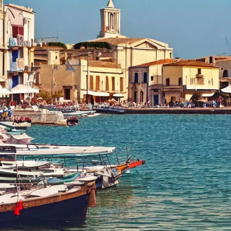 Deux amis profitant du soleil printanier et des eaux turquoise de Brindisi, en Italie, lors de leur escapade de vacances de printemps. Découvrez les merveilles de cette ville portuaire ensoleillée!