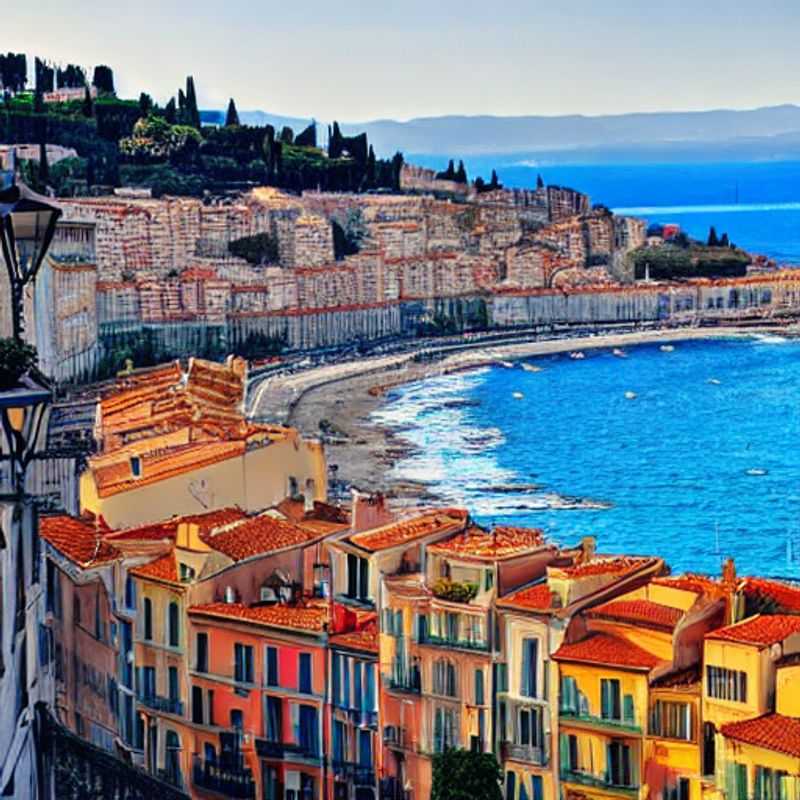 Basking in the vibrant springtime sunshine along the Promenade des Anglais in Nice, France. Discover endless possibilities for your unforgettable spring break adventure.