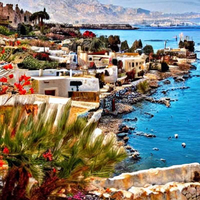 Vue pittoresque du port de Kyrenia, Chypre du Nord, baigné par le soleil printanier, offrant une escapade idéale pendant les vacances de printemps.
