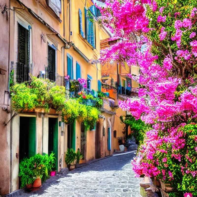 Vista pintoresca de Sorrento, Italia, en primavera, un destino ideal para disfrutar durante las vacaciones de primavera.