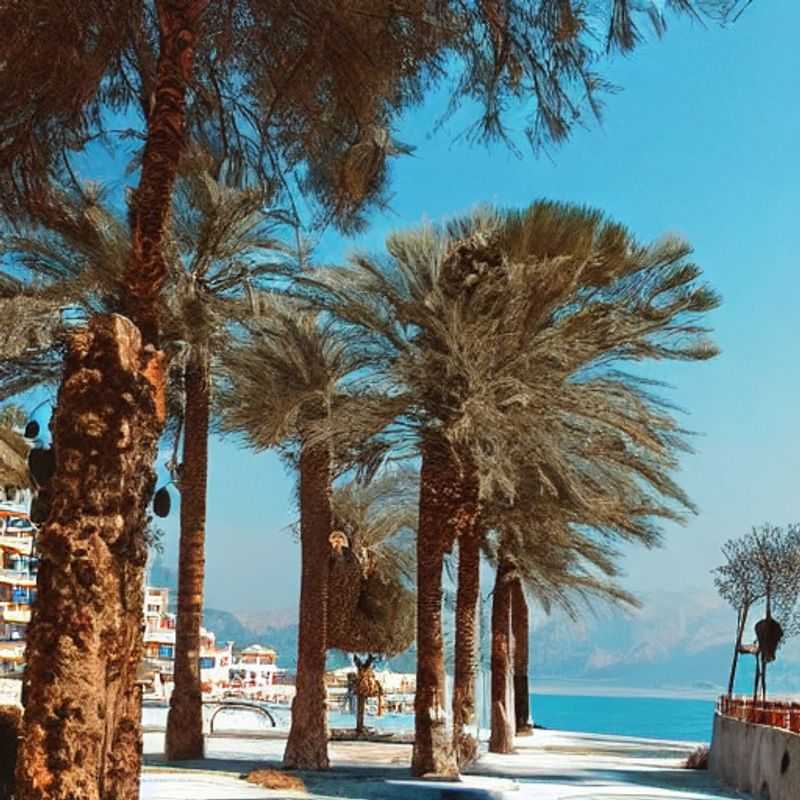 Sun-kissed shores of Antalya, Turkey, beckon with vibrant energy during spring break. Palm trees sway as visitors discover turquoise waters and ancient ruins.