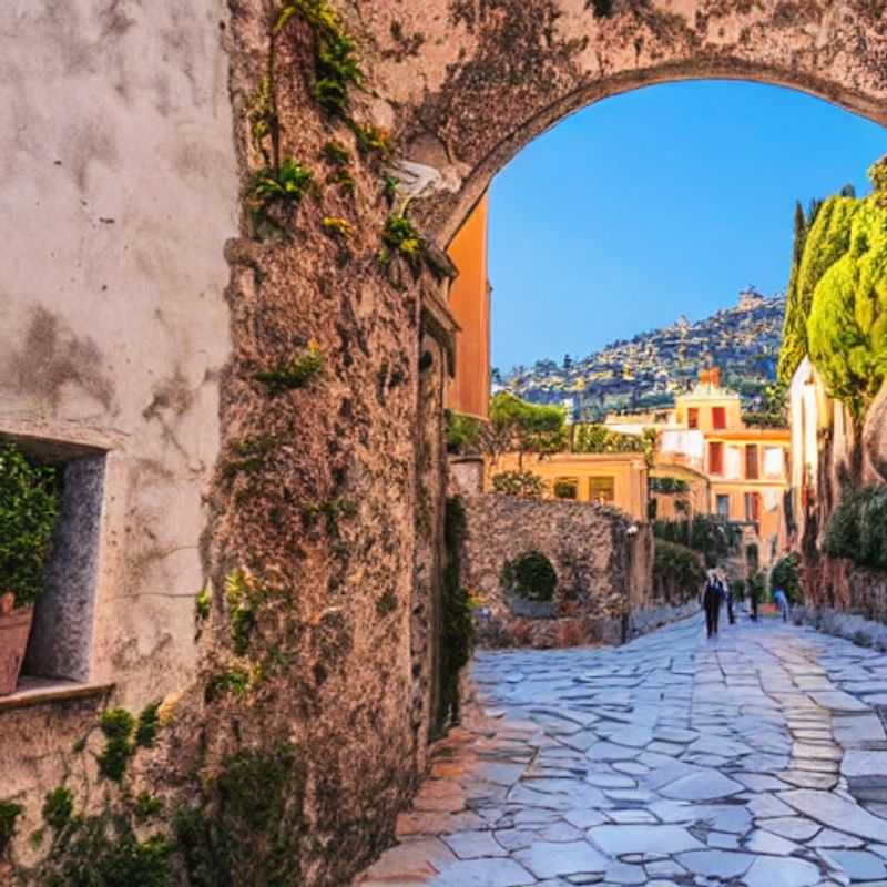 Vue imprenable sur la mer turquoise depuis Taormina, Italie, l'endroit idéal pour profiter des vacances de printemps !