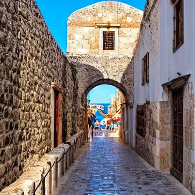 Exploring the ancient wonders of Rhodes: Sun-drenched spring break adventures await among the medieval walls and vibrant streets of this Greek island paradise.