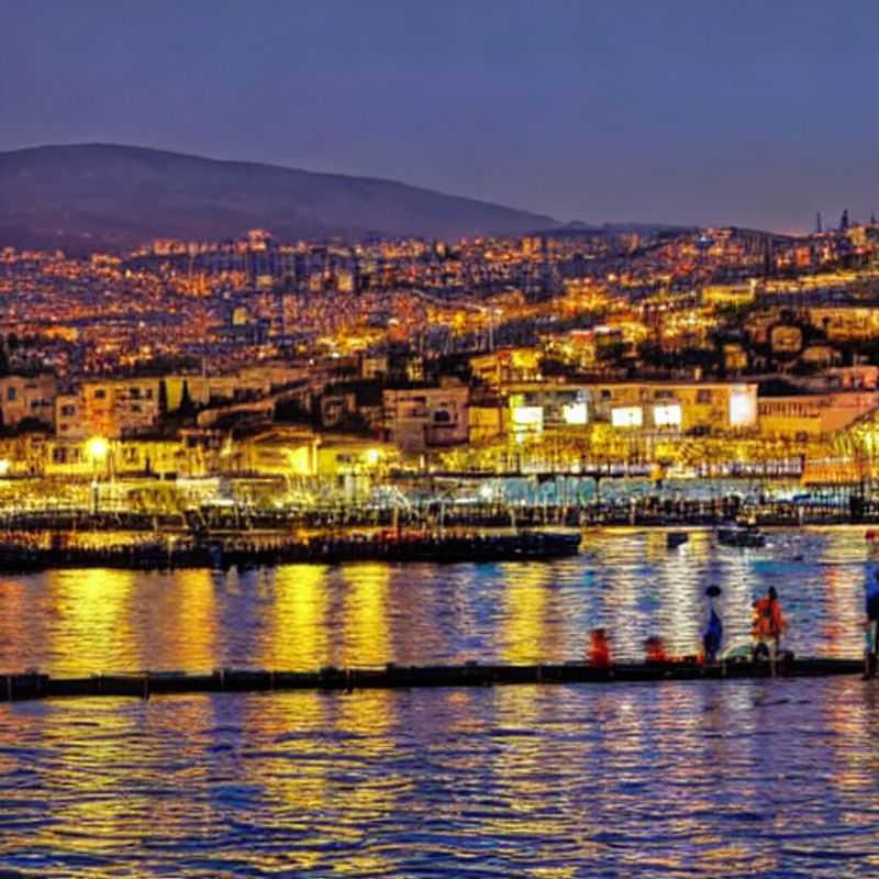 Sun-drenched Izmir: Spring break adventures await with a vibrant promenade view, beckoning you to explore Turkey's Aegean jewel.