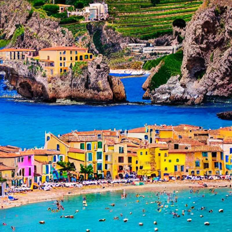 Cefalù au printemps : deux jeunes explorateurs contemplant la cathédrale normande, un joyau sicilien baigné par le soleil printanier, lors de leur escapade printanière.