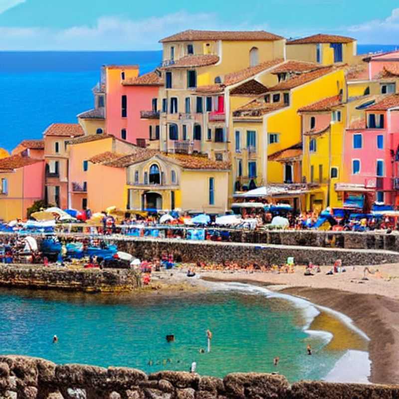 Vue pittoresque de Cefalù, Italie, baignée par le soleil printanier, avec sa cathédrale normande emblématique et ses plages accueillantes, offrant un aperçu des activités possibles pendant les vacances de printemps.