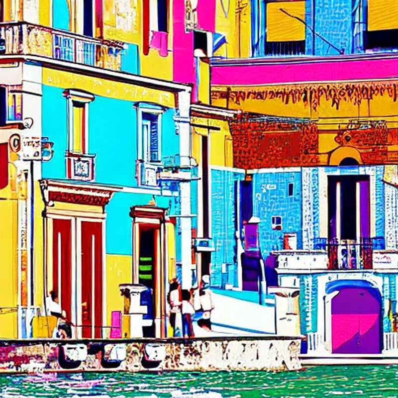 Deux amis explorant la beauté printanière de Syracuse, Italie, avec l'île d'Ortygie en arrière-plan. Une escapade idéale pour les vacances de printemps! (Two friends exploring the springtime beauty of Syracuse, Italy, with the island of Ortygia in the background. An ideal spring break getaway!)