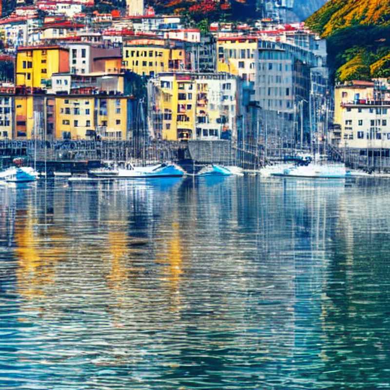Vue pittoresque de La Spezia, Italie, baignée par la douce lumière printanière, offrant un aperçu des aventures à venir lors de votre escapade de vacances de printemps.