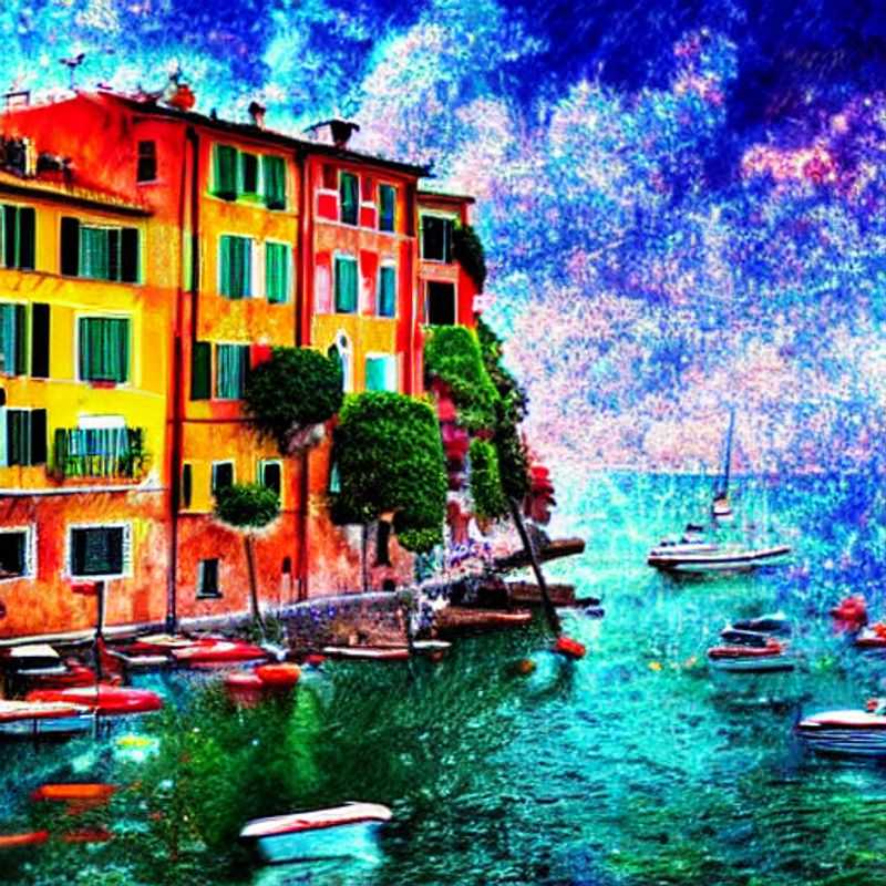 Des couleurs vives printanières inondant Portofino, Italie : Découvrez des activités incontournables pour votre Spring Break dans ce joyau de la Riviera italienne.