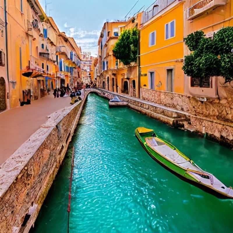 Vue printanière pittoresque de Bari Vecchia, Italie, avec ses ruelles charmantes et ses façades historiques baignées de soleil, offrant un aperçu des découvertes possibles pendant les vacances de printemps.