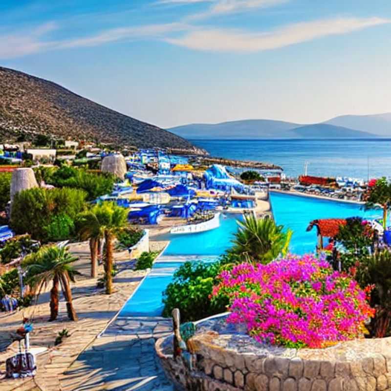 Vue pittoresque de Bodrum, en Turquie, baignée par le soleil printanier, offrant un aperçu des activités et découvertes possibles pendant les vacances de printemps.