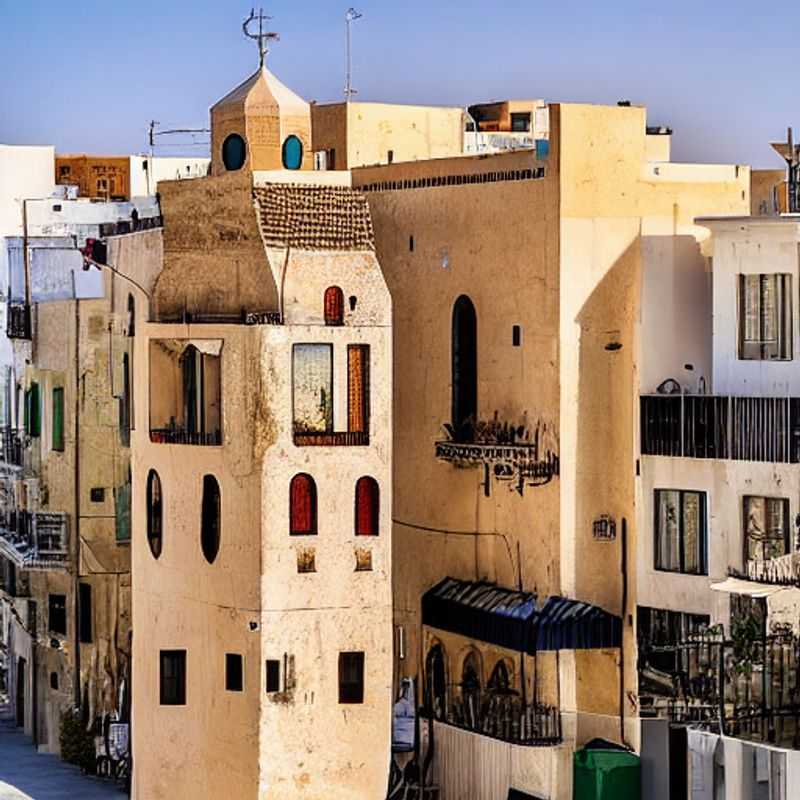 Jaffa au printemps : Une vue ensoleillée du vieux port, où la légende de Persée et Andromède murmure à travers les pierres anciennes, parfaite pour une aventure printanière inoubliable.