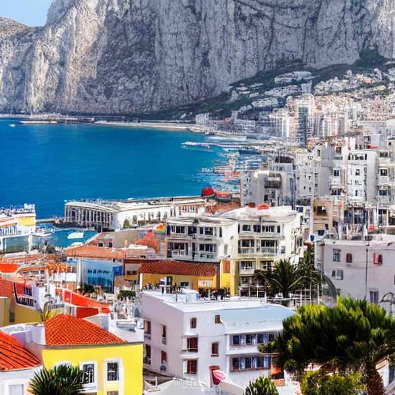 Rocher de Gibraltar majestueux baigné par le soleil printanier, offrant une vue imprenable sur la mer et une aventure inoubliable pour les voyageurs en vacances de printemps.