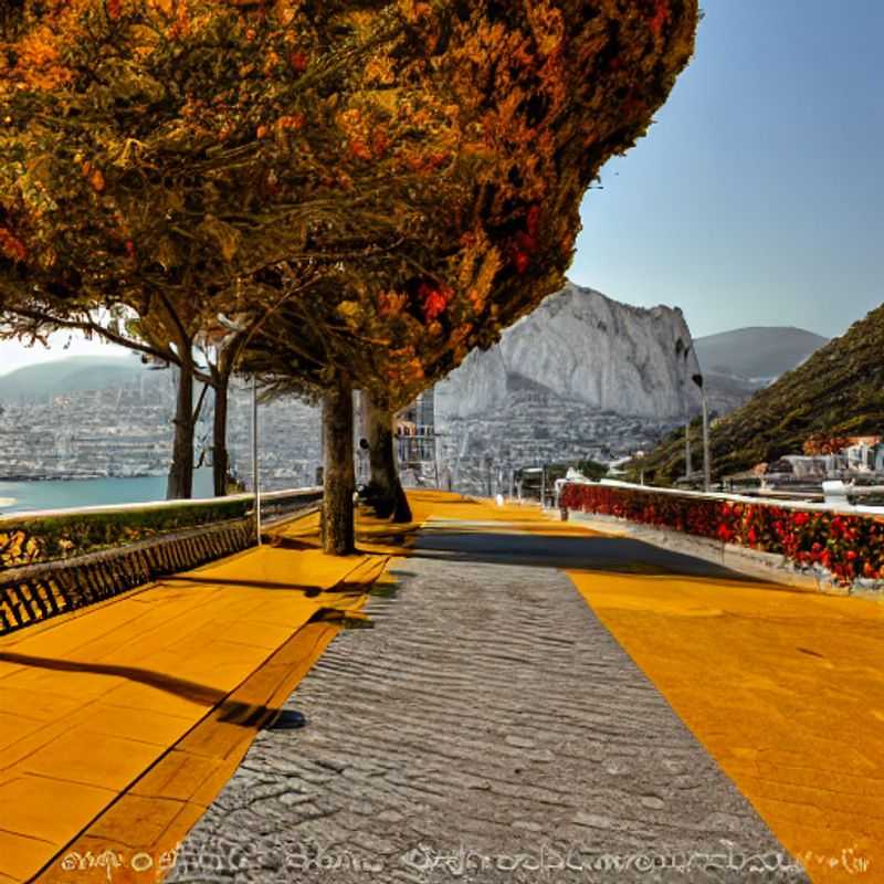 Rocher de Gibraltar baigné par le soleil printanier, une destination surprenante et ensoleillée à découvrir pendant les vacances de printemps !