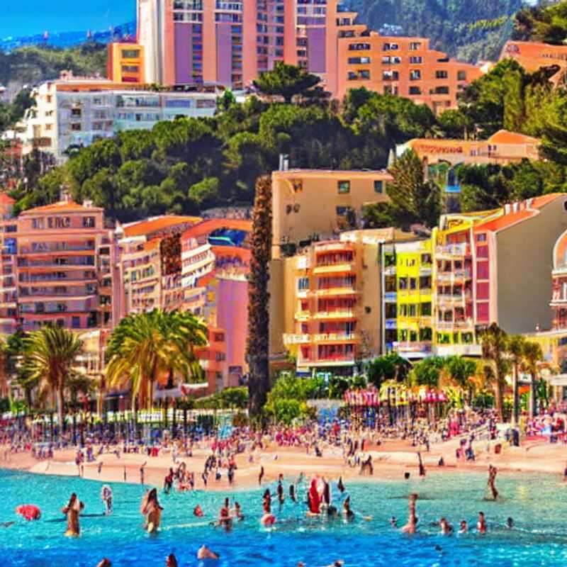 Deux jeunes profitant du soleil printanier sur la plage de Lloret de Mar, en Espagne, pendant leur spring break - Bien plus qu'une simple fête, une aventure méditerranéenne !
