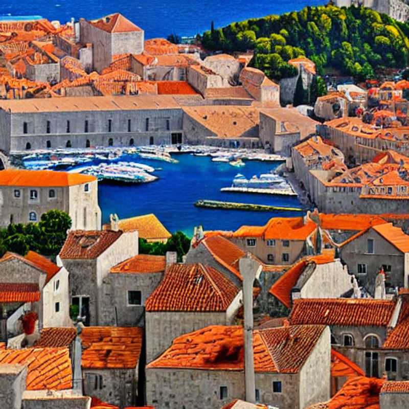 Deux couples profitent du charme printanier de Dubrovnik, en Croatie, explorant les remparts de la vieille ville et ses ruelles pittoresques lors de leur escapade de vacances de printemps.