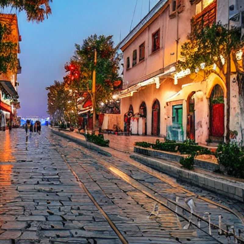 Vue printanière colorée d'Izmir, en Turquie, où les couples flânent le long de la côte égéenne pendant leurs vacances de printemps, explorant la culture locale et la beauté naturelle.
